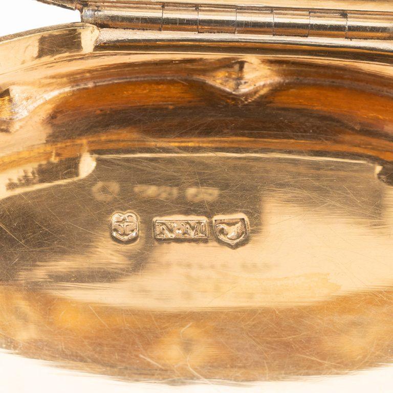 Nathaniel Mills Silber Schnupftabakdose Birmingham 1842 im Angebot 2