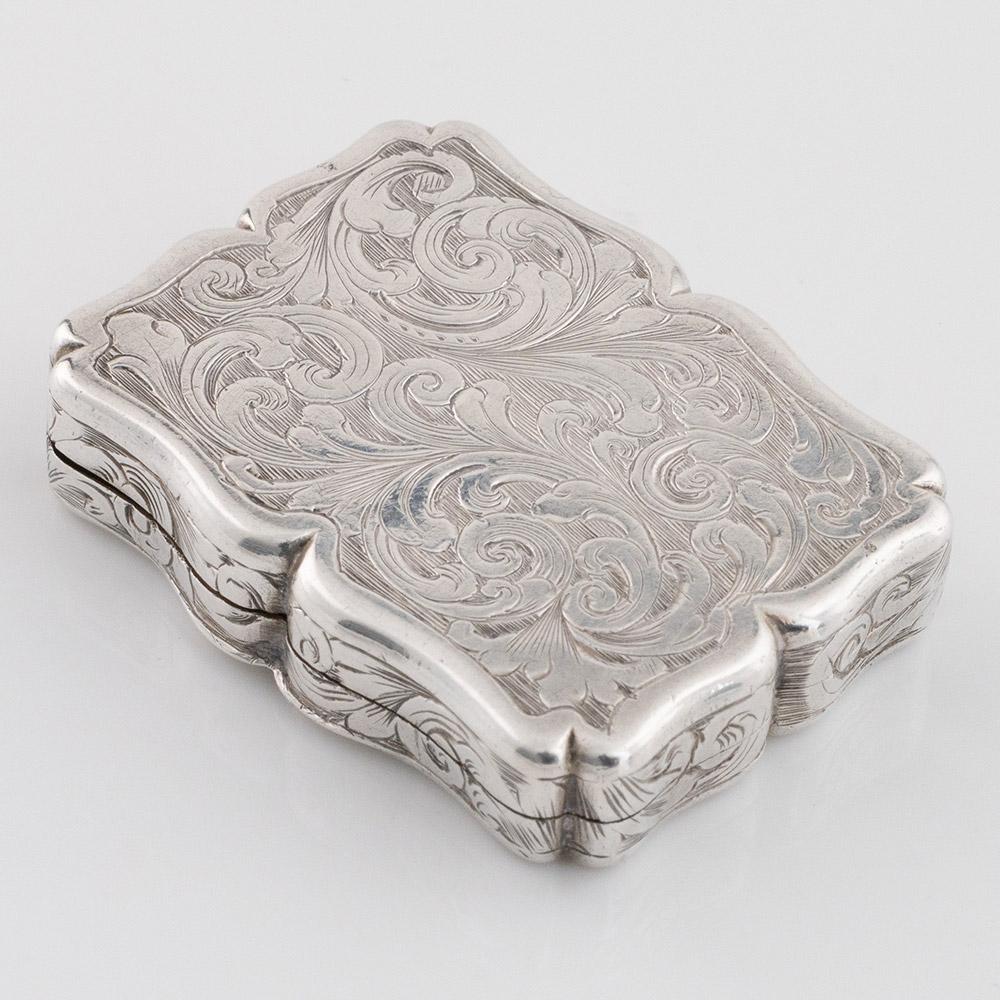 Vinagreta de plata Nathaniel Mills Birmingham 1841 en venta 2