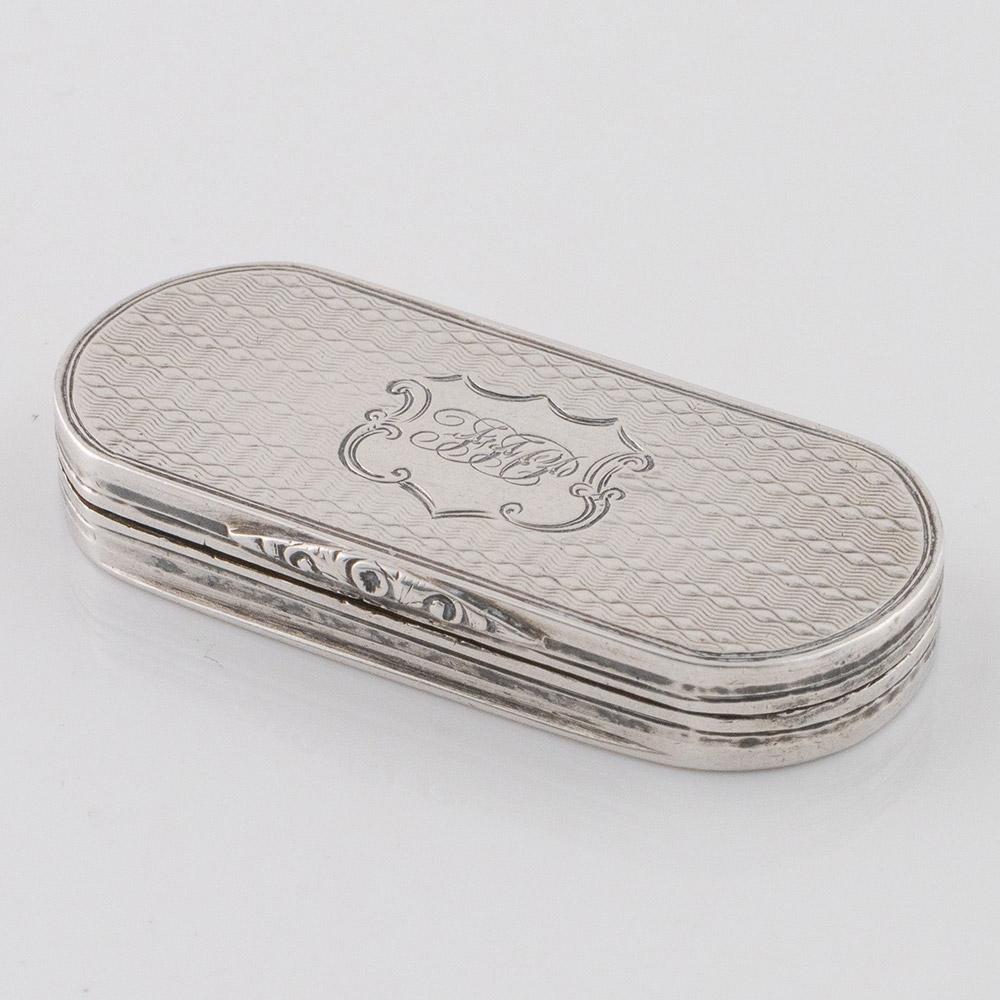 Britannique Nathaniel Mills Vinaigrette en argent Birmingham 1842 en vente