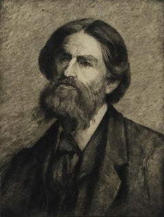 Nathaniel Sparks RE (1880-1956) - Gravure du 20e siècle, Le père de l'artiste
