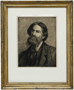 Nathaniel Sparks RE (1880-1956) - Gravure du 20e siècle, Le père de l'artiste