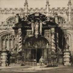Nathaniel Sparks RE (1880-1956) - Early 20th Century Etching, Church of St Mary
