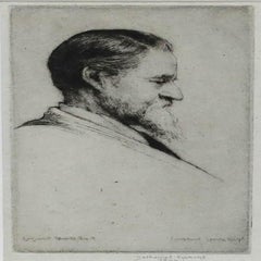 Nathaniel Sparks RE (1880-1956) - Gravure, Portrait de Nathaniel Sparks Senior