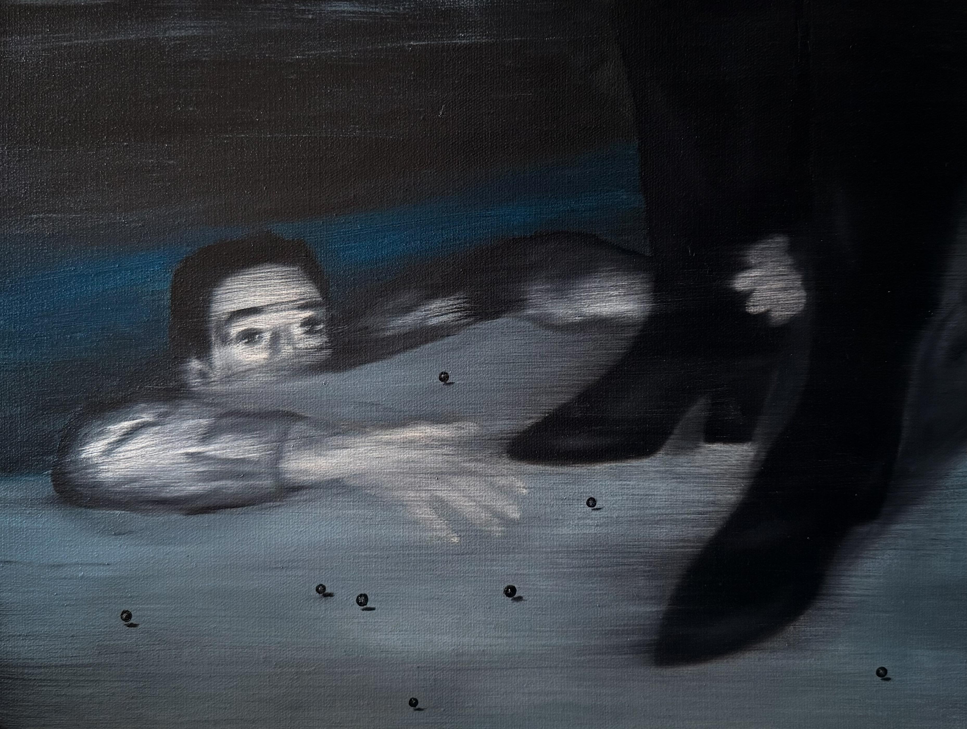 Zeitgenössische georgische Kunst von Natia Sapanadze - At the Bottom