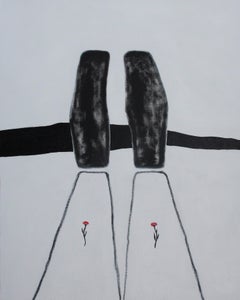 Arte contemporáneo georgiano de Natia Sapanadze - Flores del cementerio