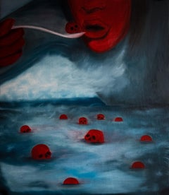 Georgian Contemporary Art by Natia Sapanadze - Swallowed Souls