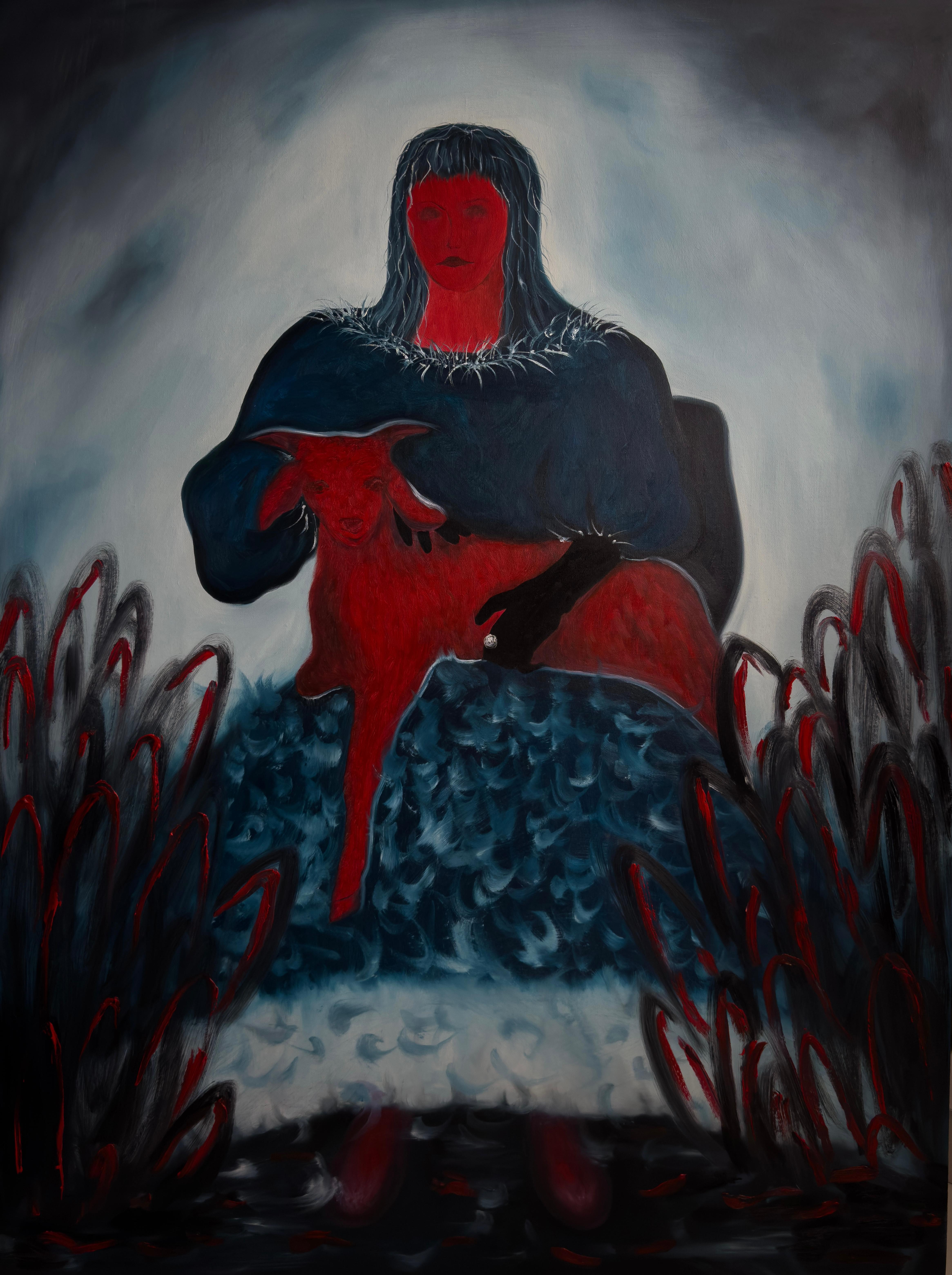 Zeitgenössische georgische Kunst von Natia Sapanadze - Das Unkraut der langen Nacht