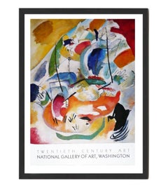 Affiche à cadre noir « Improvisation 31 (Bataille navale) » de la National Gallery of Art, 1988