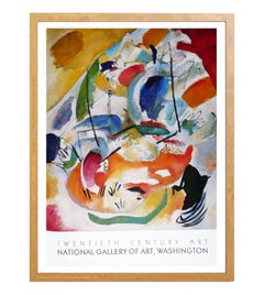National Gallery of Art "Improvisation 31 (Sea Battle)" Oak Frame Poster, 1988
