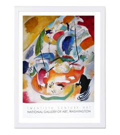 National Gallery of Art "Improvisation 31 (Sea Battle)" White Frame Poster, 1988