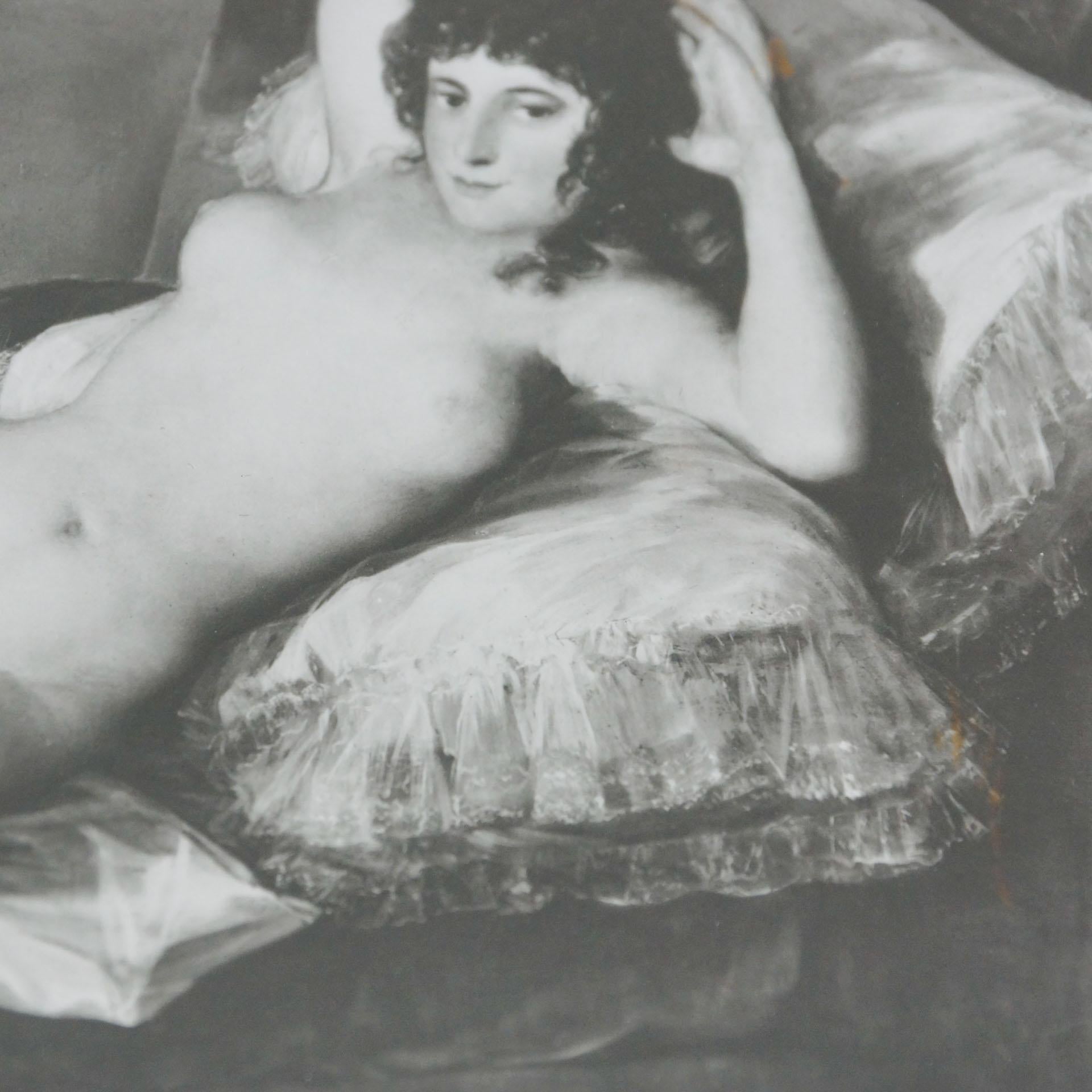 National Gallery of Art Photography of Goya 'The Naked Maja', 1976 In Good Condition For Sale In Barcelona, Barcelona