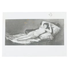 Vintage National Gallery of Art Photography of Goya 'The Naked Maja', 1976