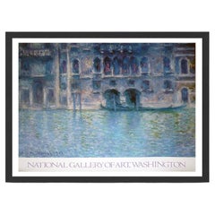 National Gallery of Art Washington "Palazzo da Mula, Venice" Black Frame Poster