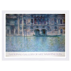 National Gallery of Art Washington "Palazzo da Mula, Venice" White Frame Poster