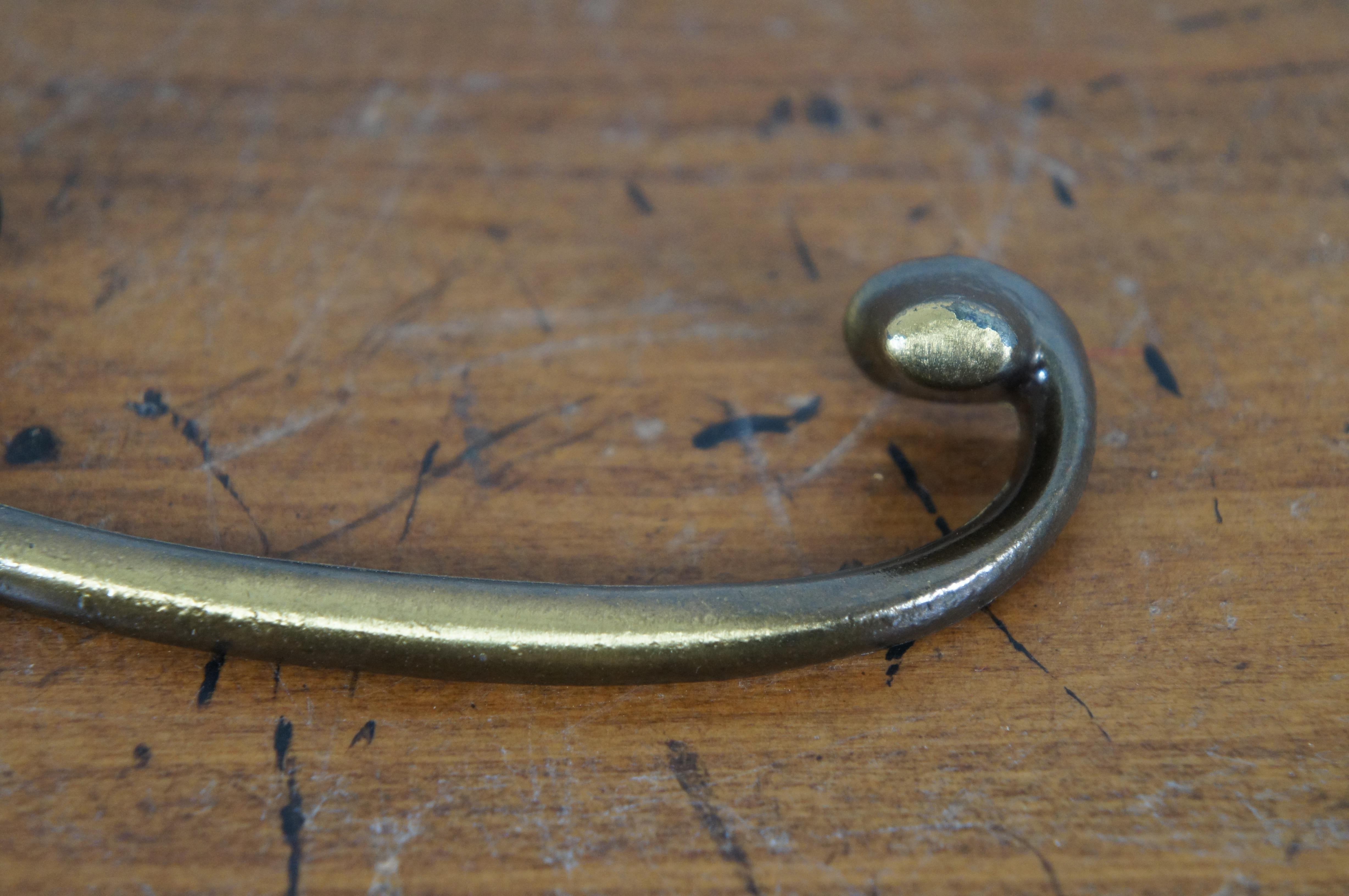 National Lock Co Medalist Antique Brass Bronze Die Cast Drawer Pulls 3
