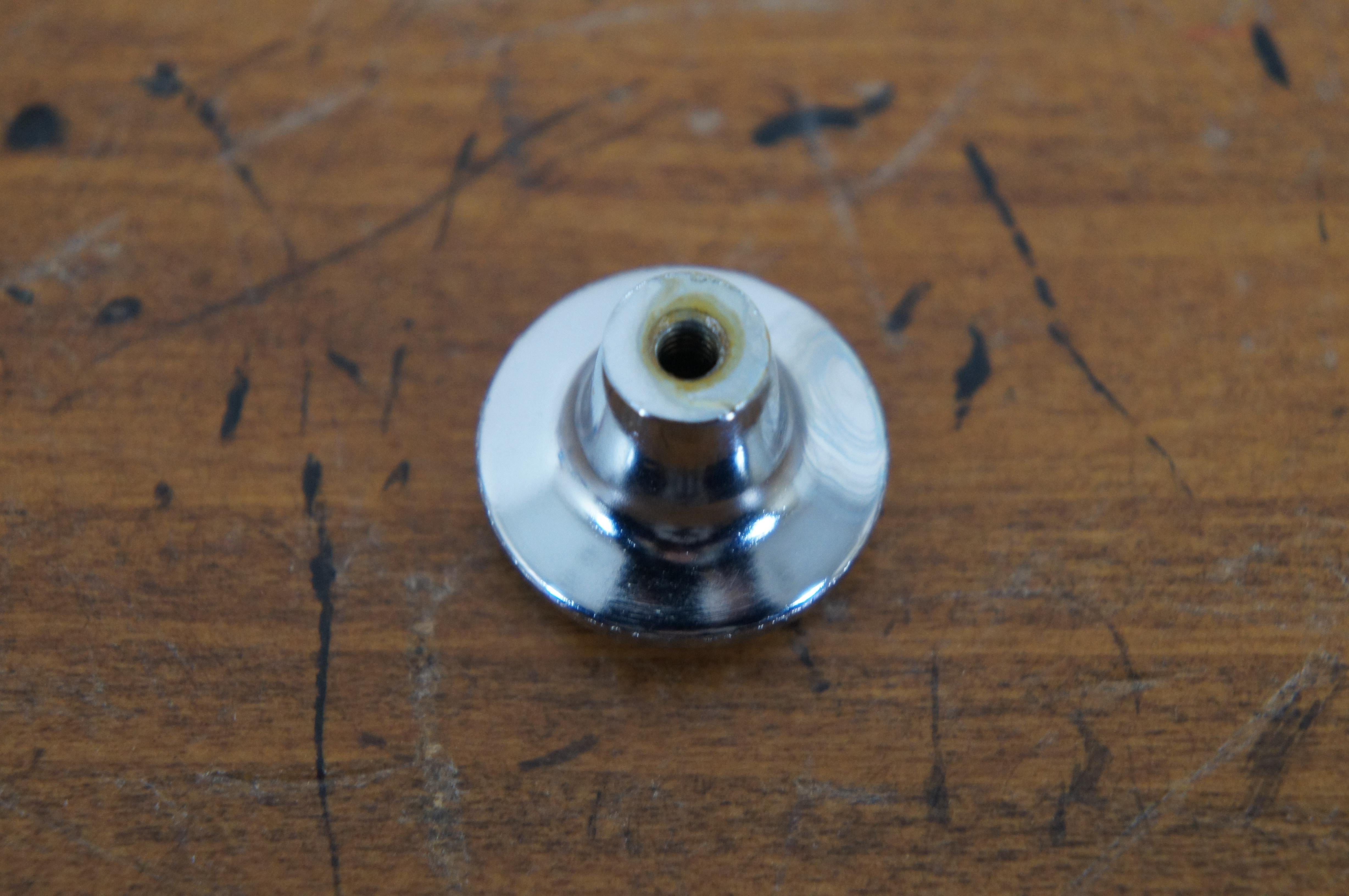 Metal National Lock Co Medalist C274-26 Bright Chrome Knob Round Drawer Pulls Knob