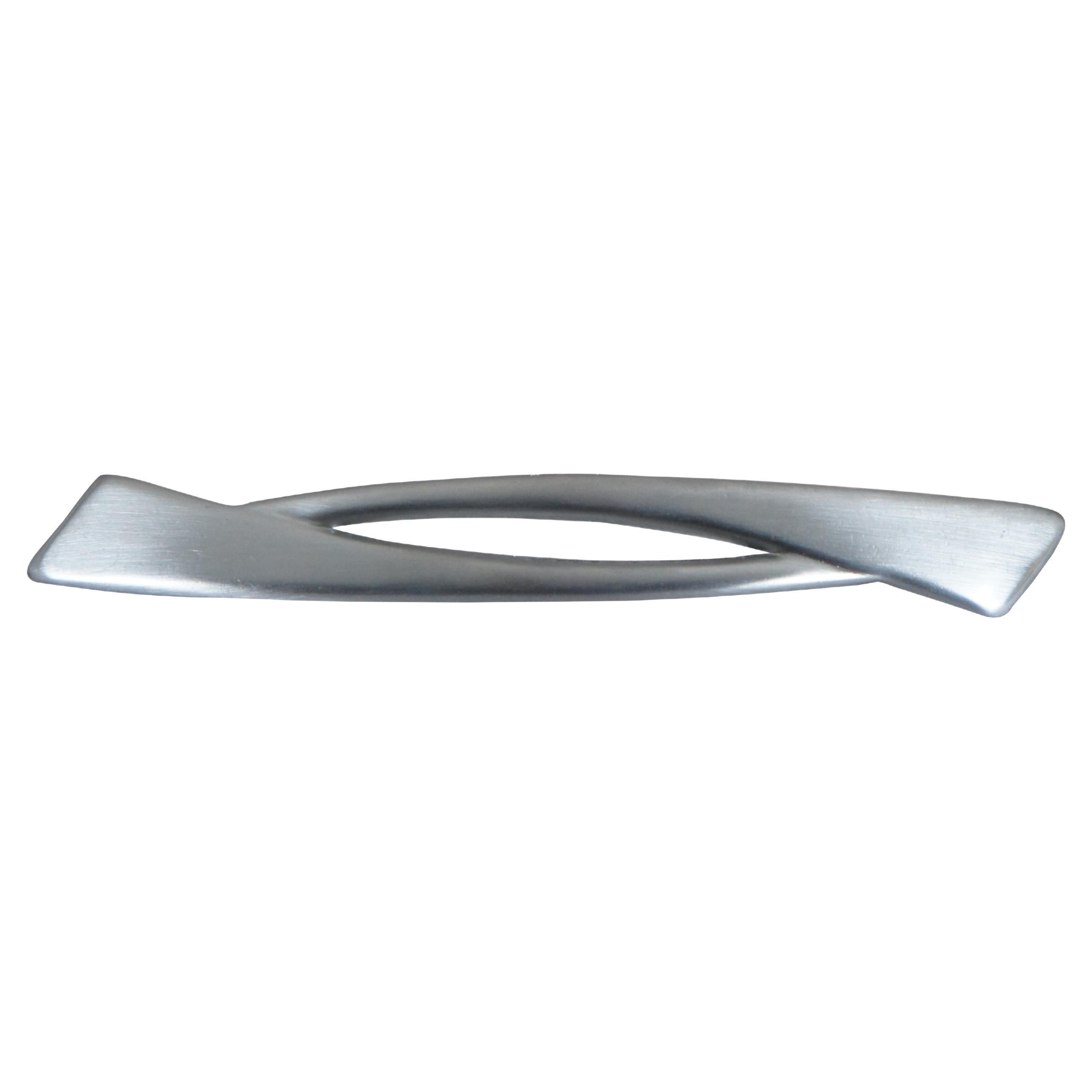 National Lock Co Medalist C278-26D Galaxie Dull Chrome Drawer Pulls MCM For Sale
