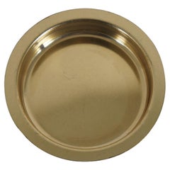 National Lock Co Medalist C596 Bright Brass Cup Recessed Modern Drawer Pulls