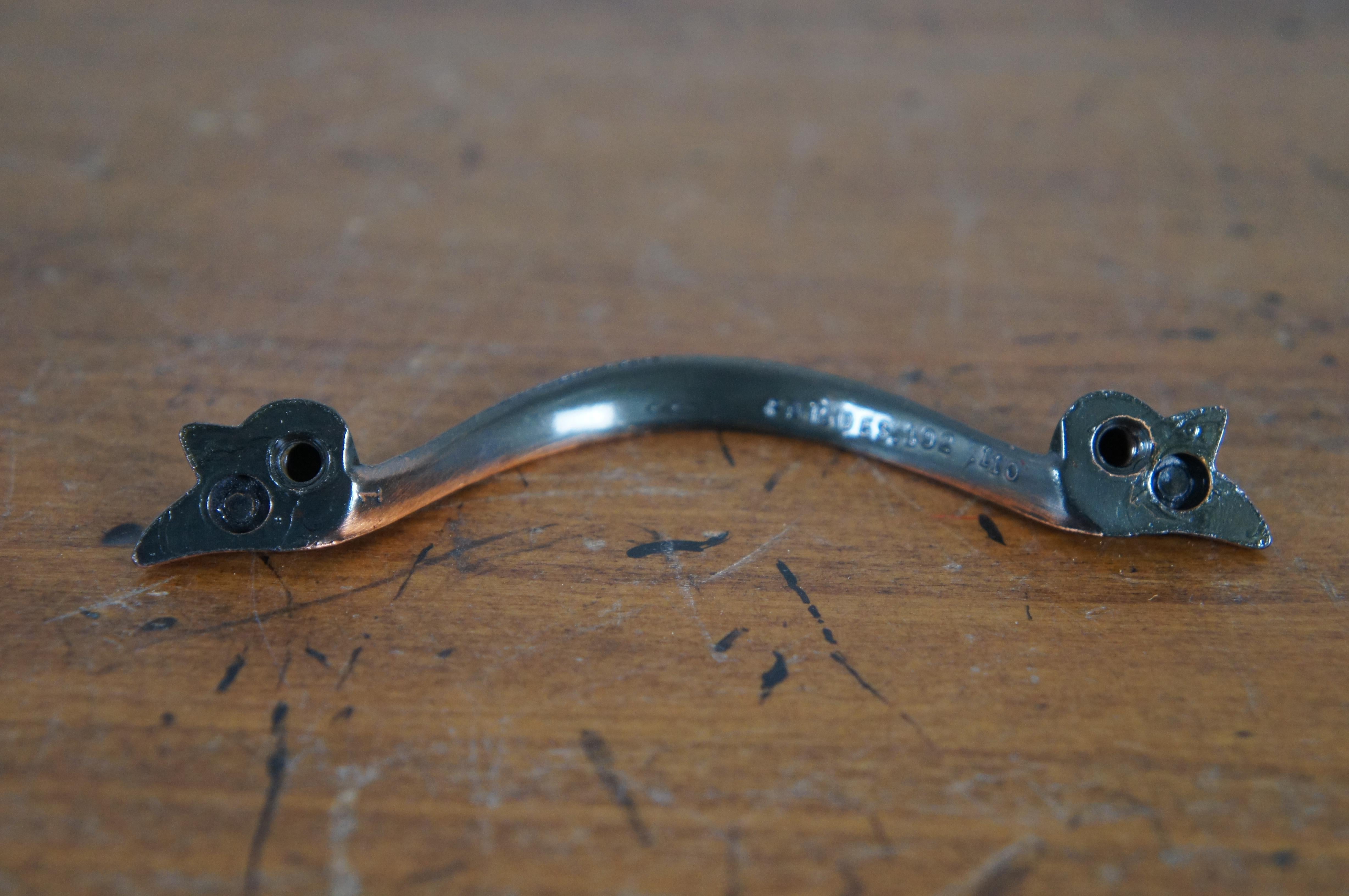 Metal National Lock Co Medalist C674-10D Old Copper Drawer Pulls