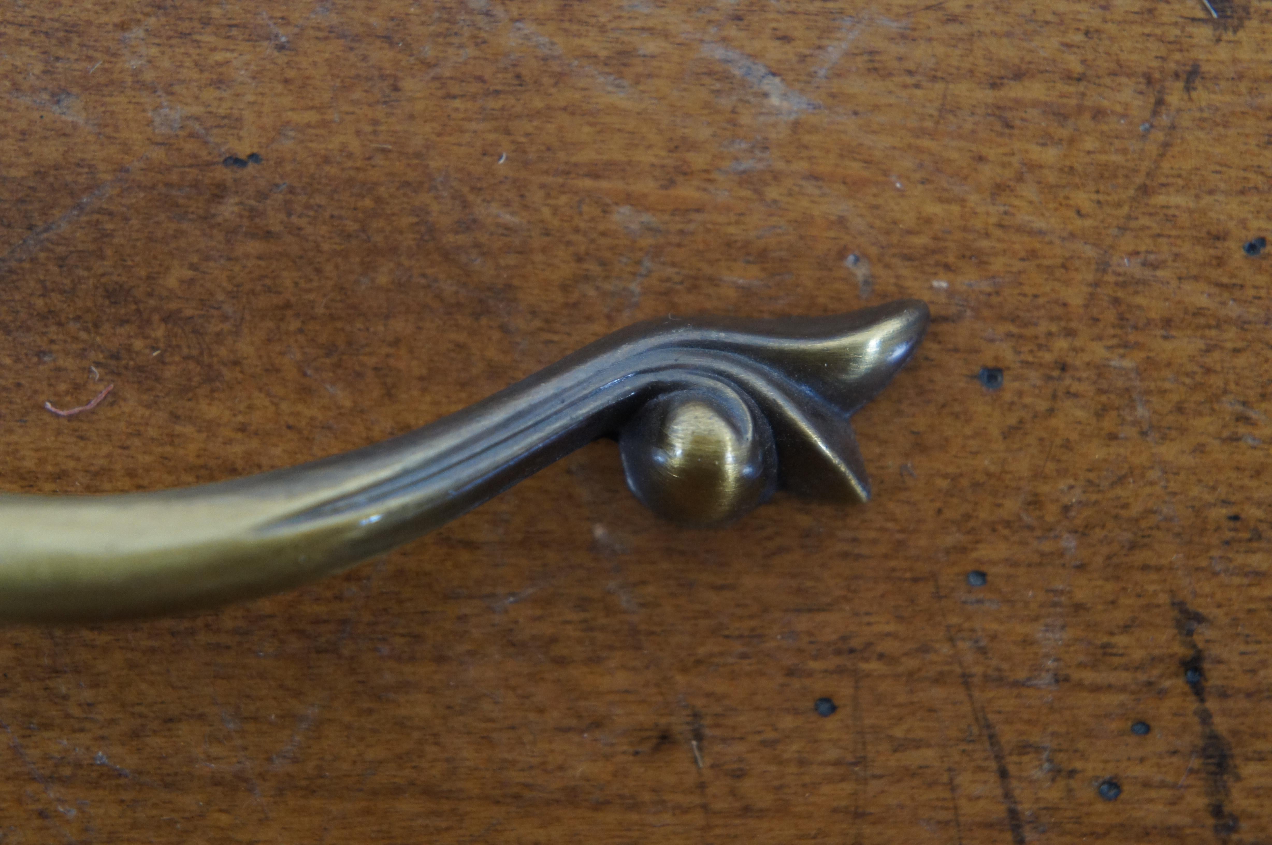 National Lock Co Medalist C674 Antique Brass Bronze Drawer Pulls 3