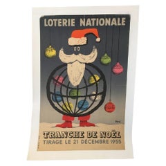 National Lottery Slice of Christmas Original Vintage Poster