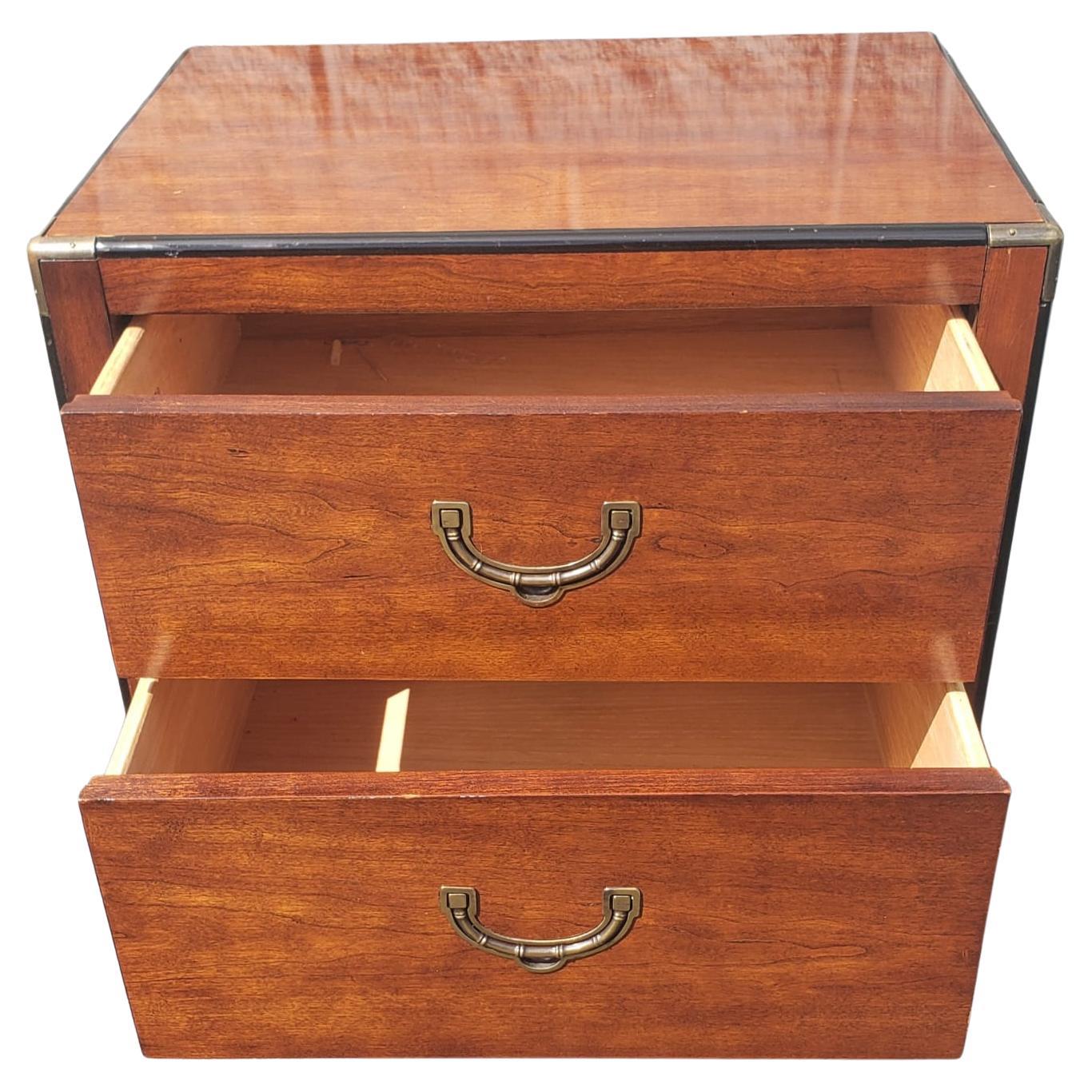 mahogany bedside table