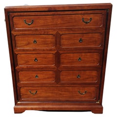 Used National Mt Airy Campaign Large Chest of Drawers