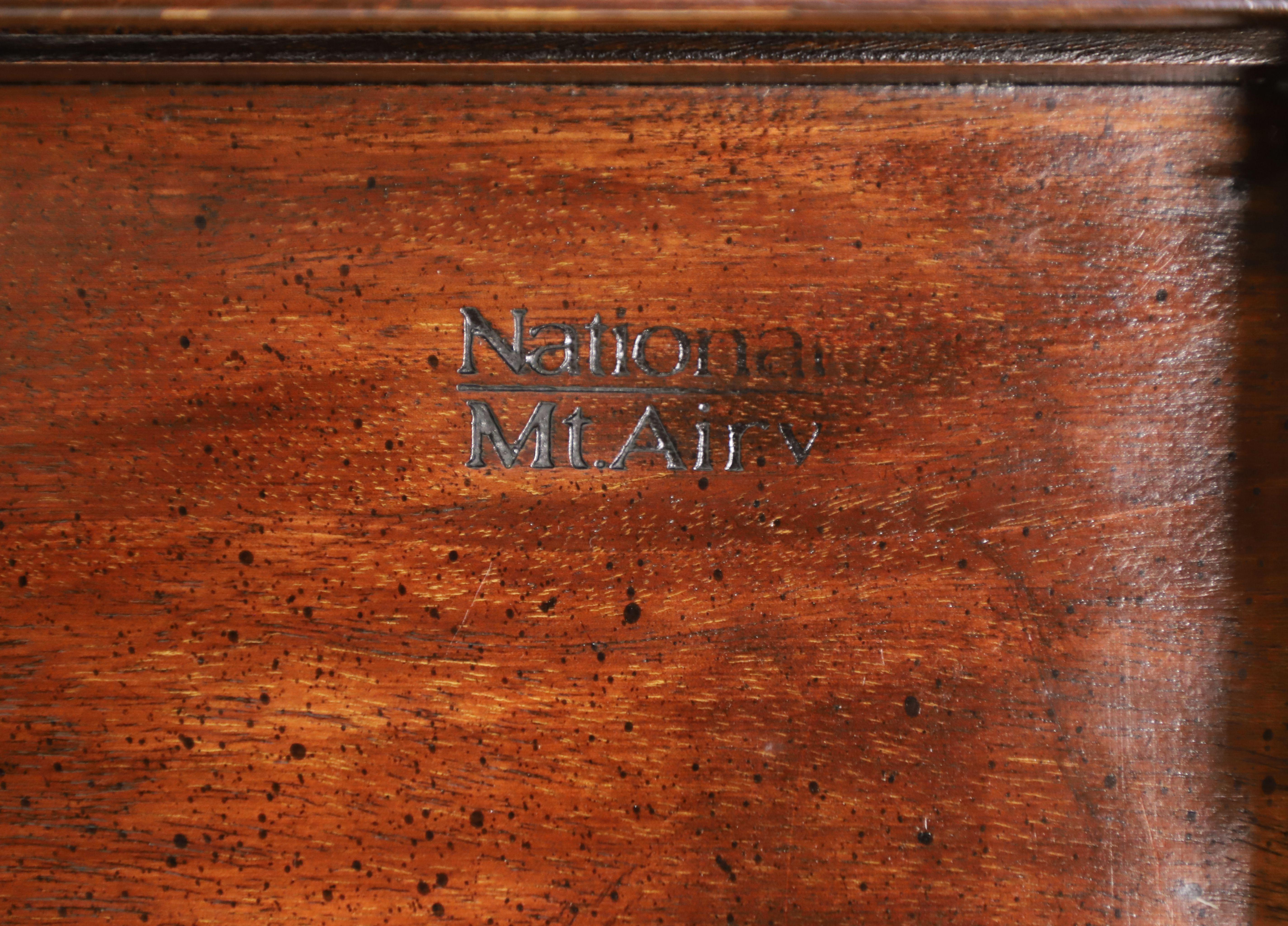 NATIONAL MT. AIRY Thomas Jefferson Mahogany Adaptable Drawing Writing Desk 5