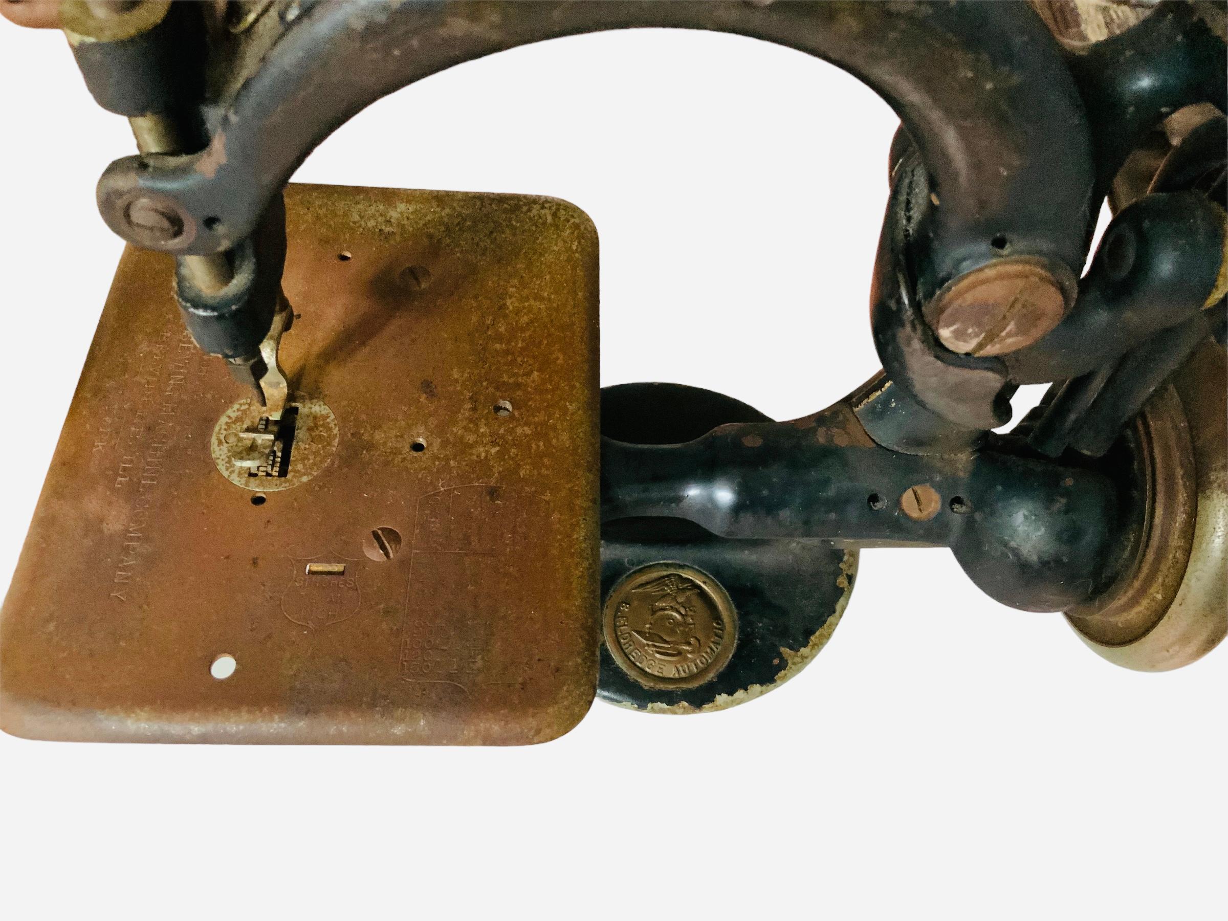 American National Sewing Machine Co. B. Eldredge Sewing Machine For Sale