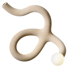 Lámpara de pared escultórica de arena y nailon Native 14 de Hot wire extension