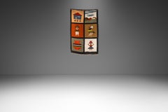 Native America Navajo South West Style Pictorial Rug Tapestry, c. Mid 1900s