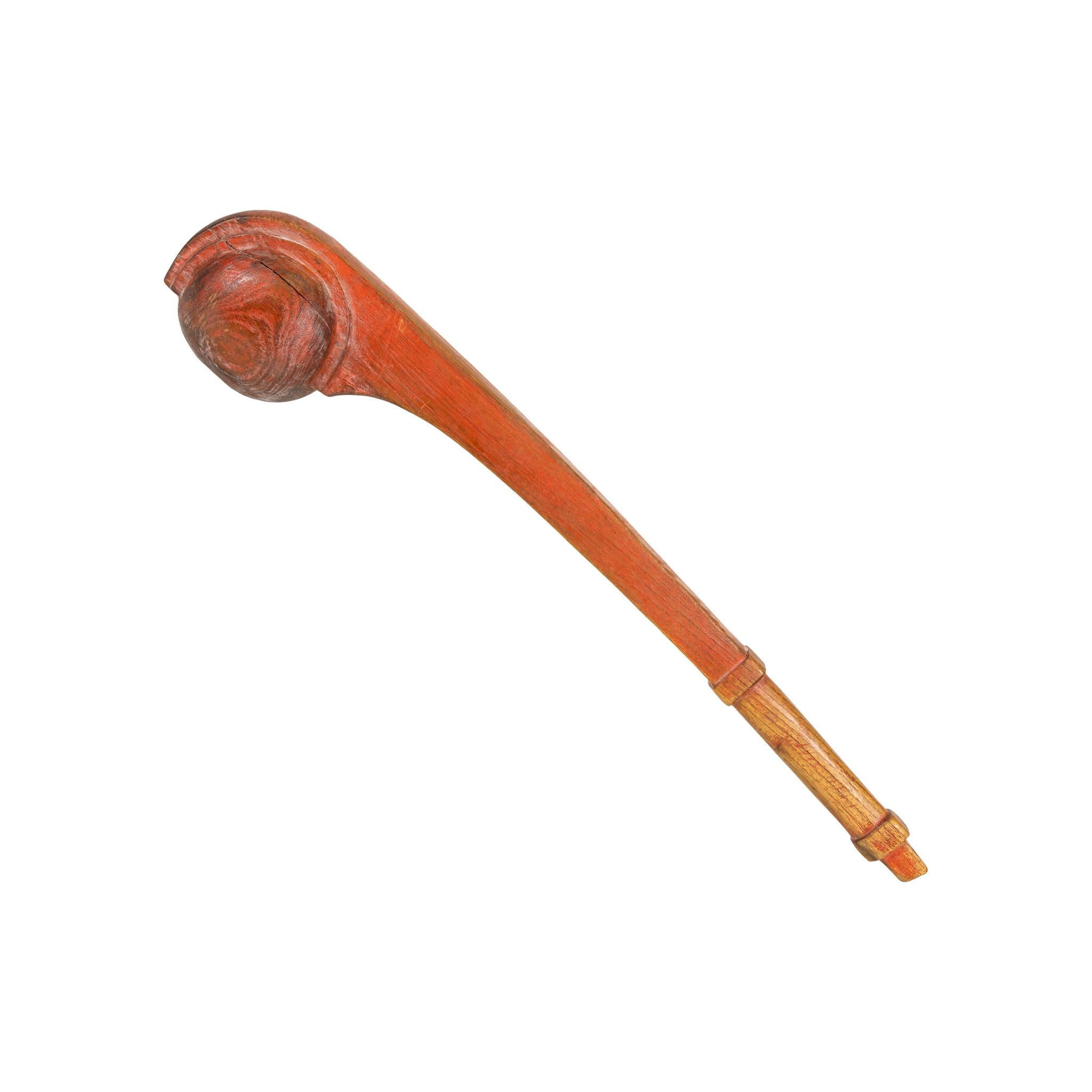 Wood Native American 19th Century Ball Headed Club For Sale
