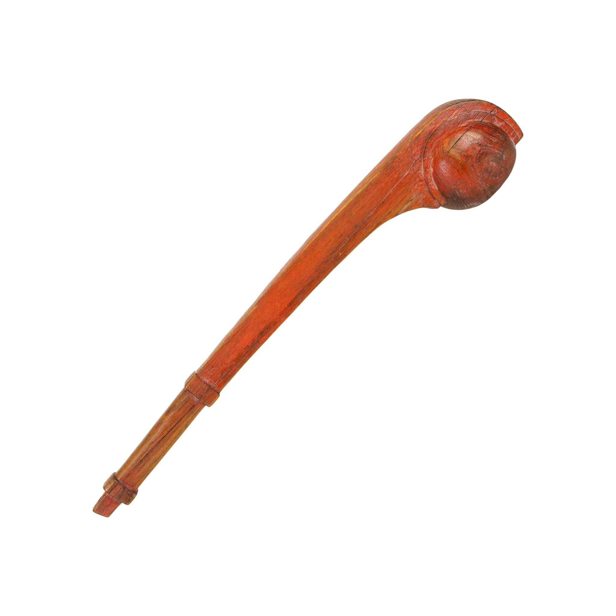 Native American 19th Century Ball Headed Club For Sale 1