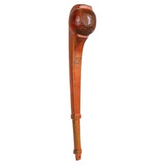 Native American 19th Century Ball Headed Club