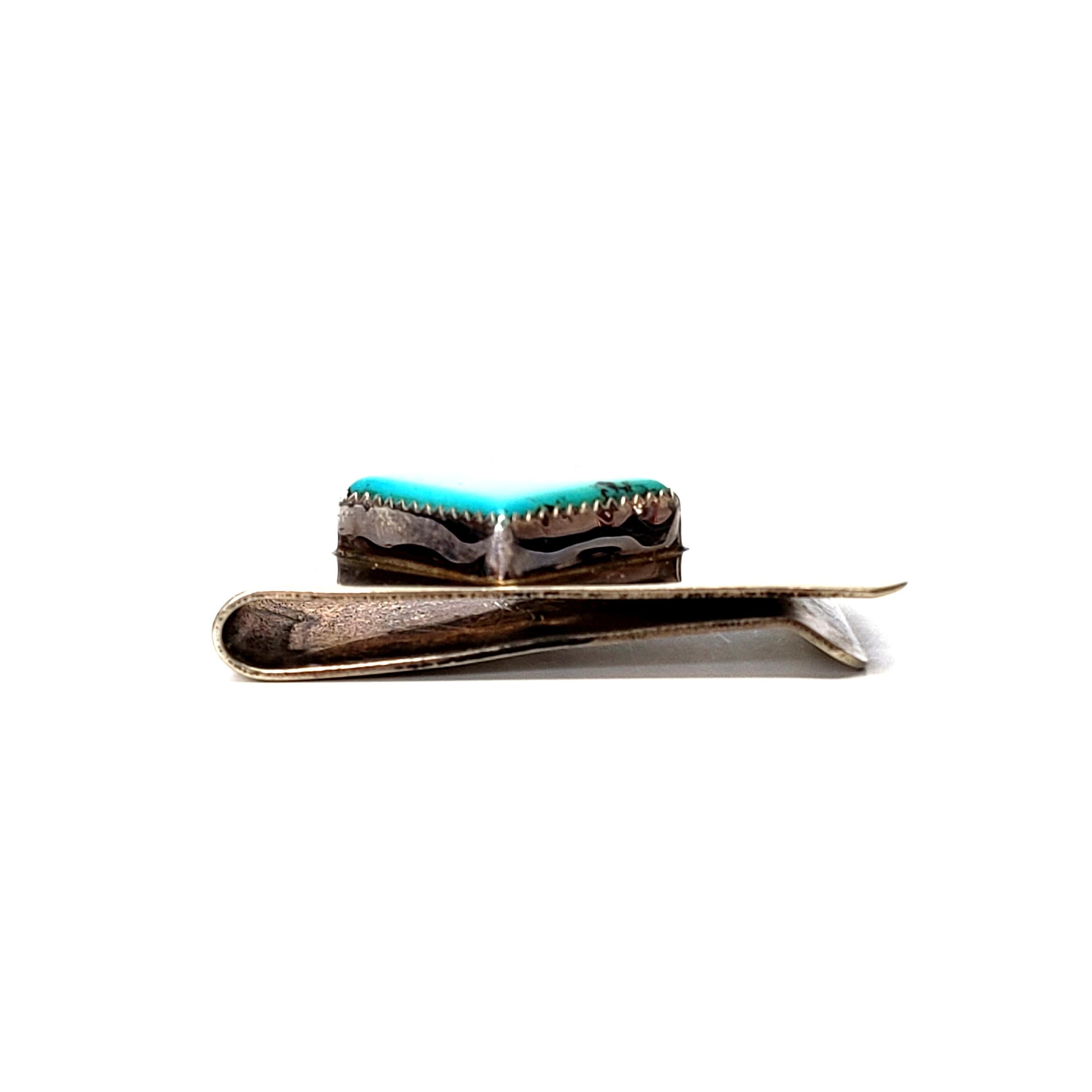 vintage turquoise money clip
