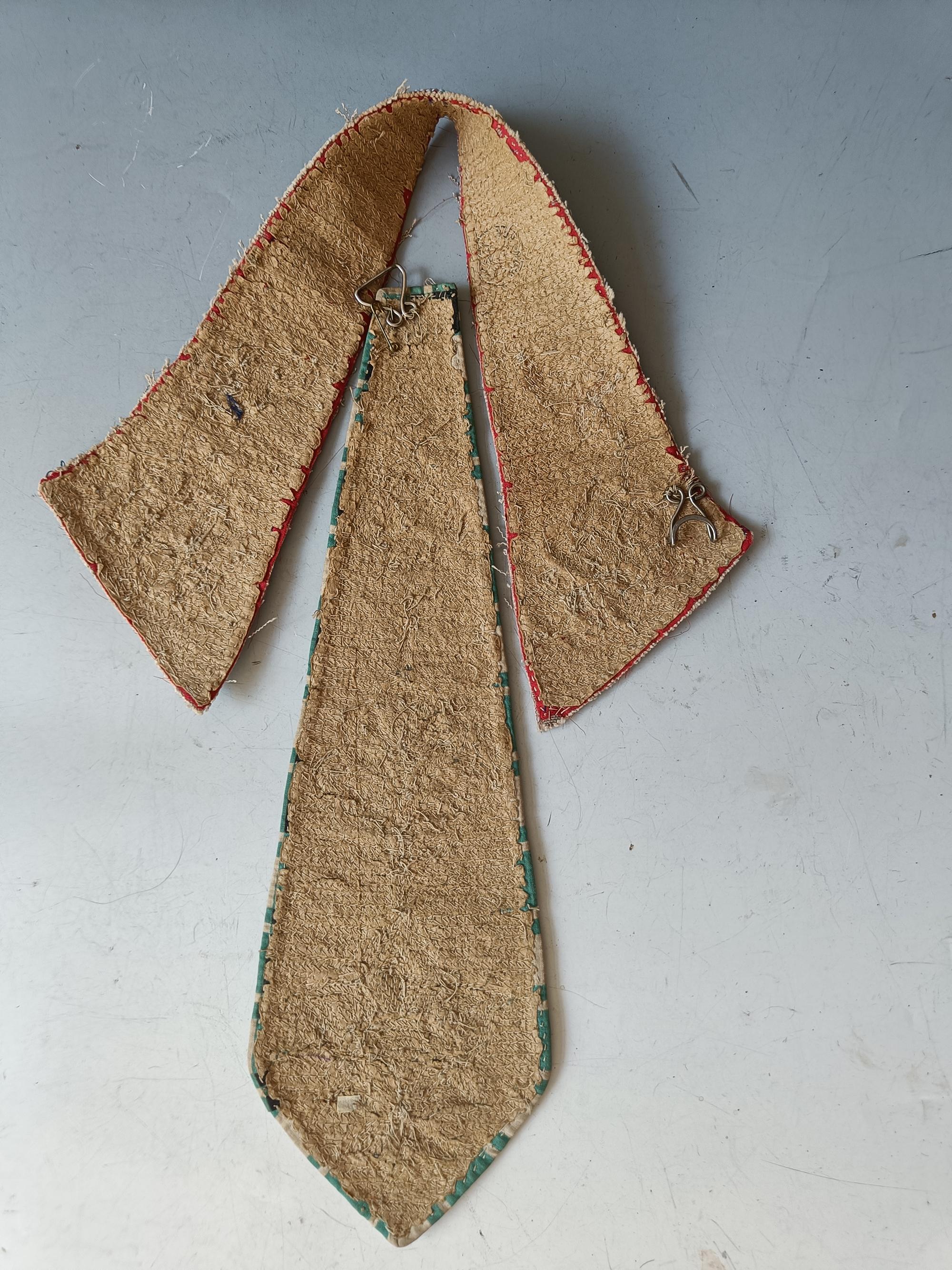 Hand-Crafted Native American Antique Beaded Collar Tie  plateau Nez perce
