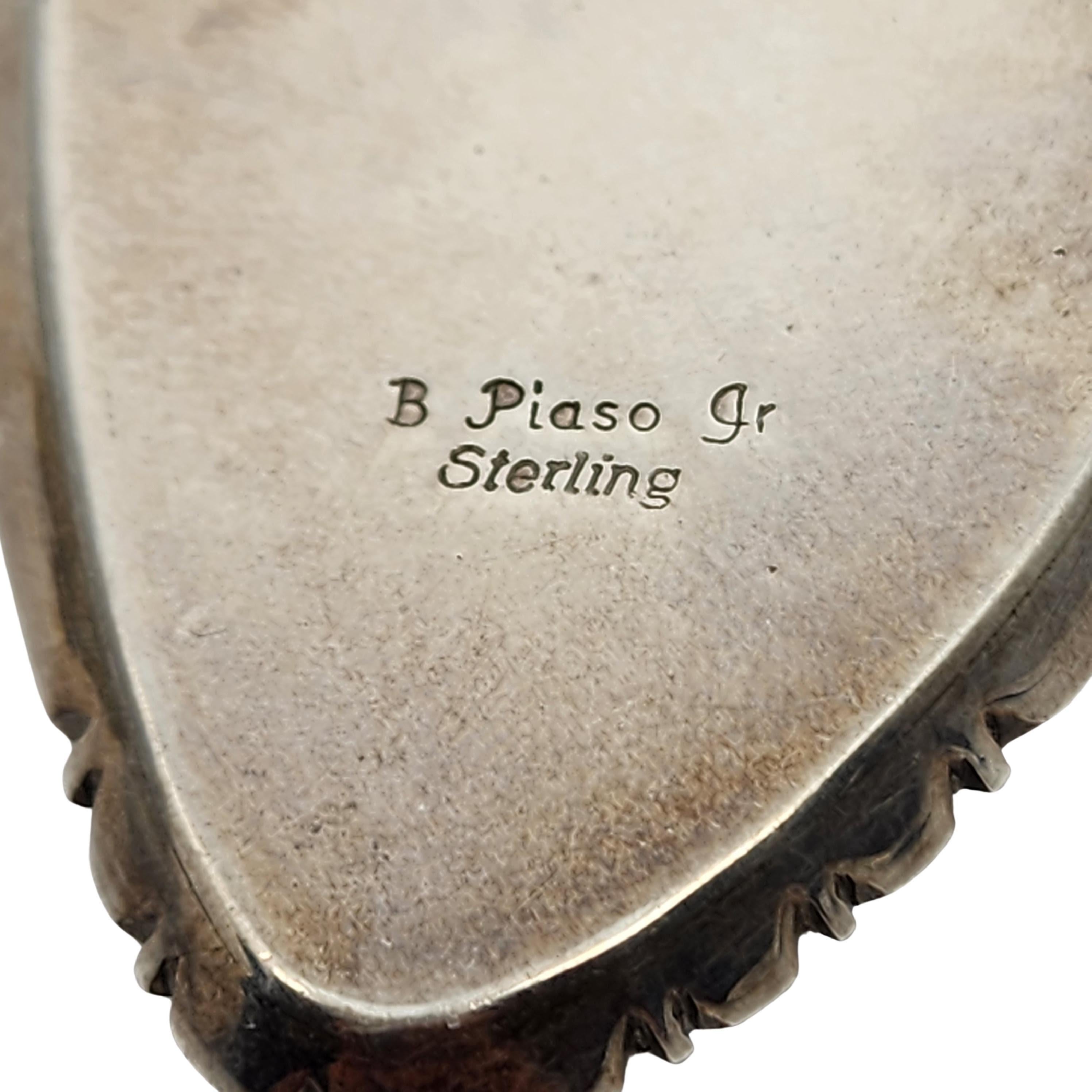 Native American B Piaso Jr Sterling Silver Charoite Pendant/Pin #16151 1