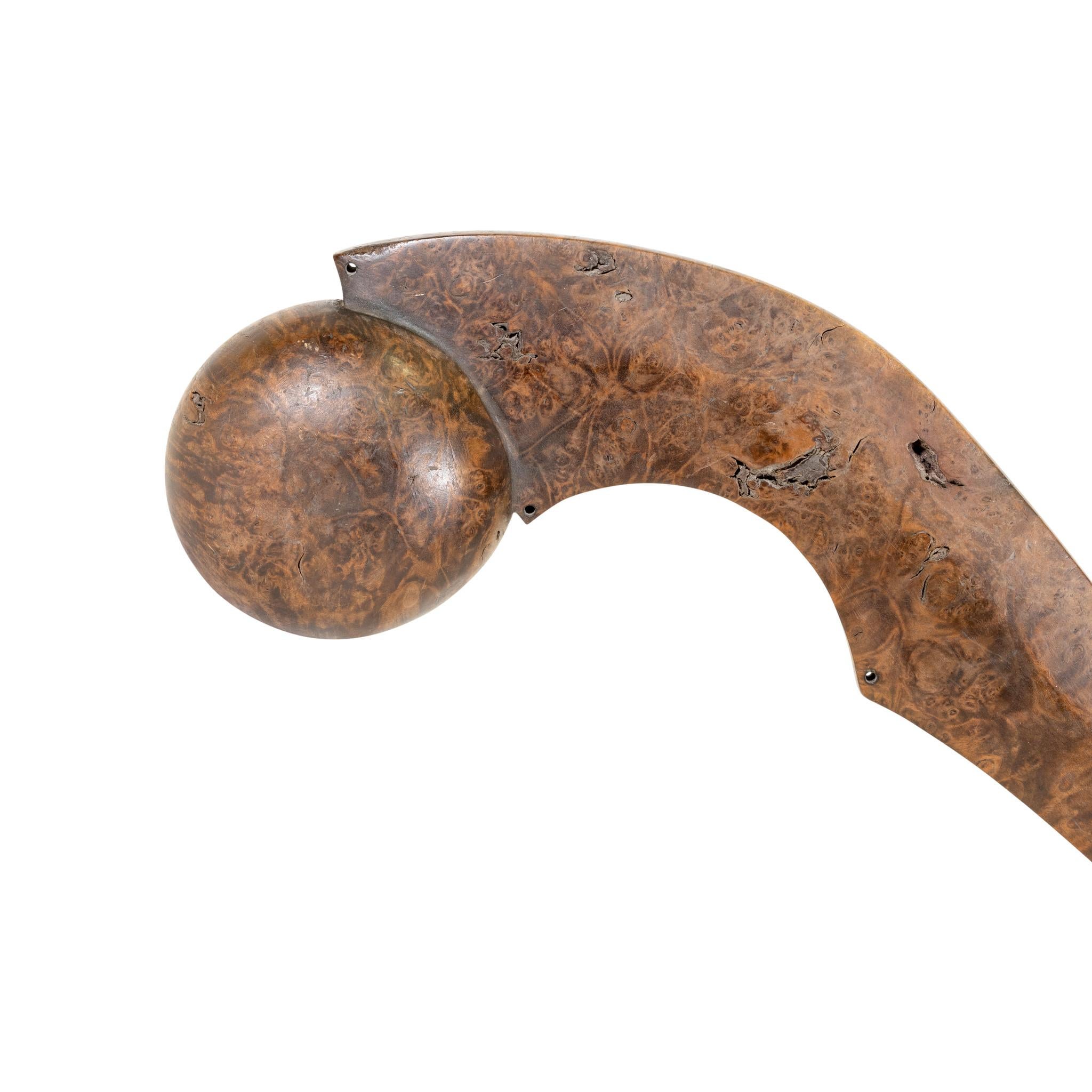 Native American Ball Headed Club In Good Condition For Sale In Coeur d'Alene, ID