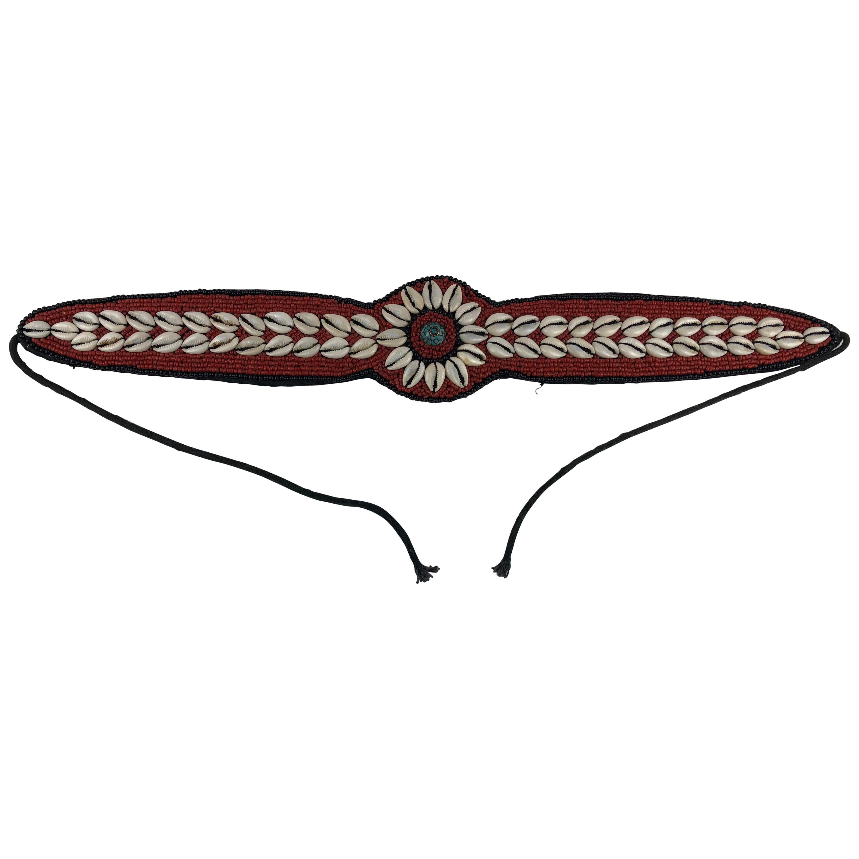 Grtel der amerikanischen Ureinwohner, Shinnecock-Volkes zugeschrieben im Angebot