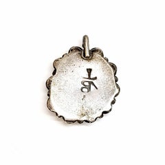 Bernice Taylor Pendentif amérindien Navajo en argent sterling et turquoise