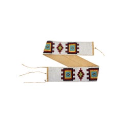 Retro Native American Blackfeet Bead Strip