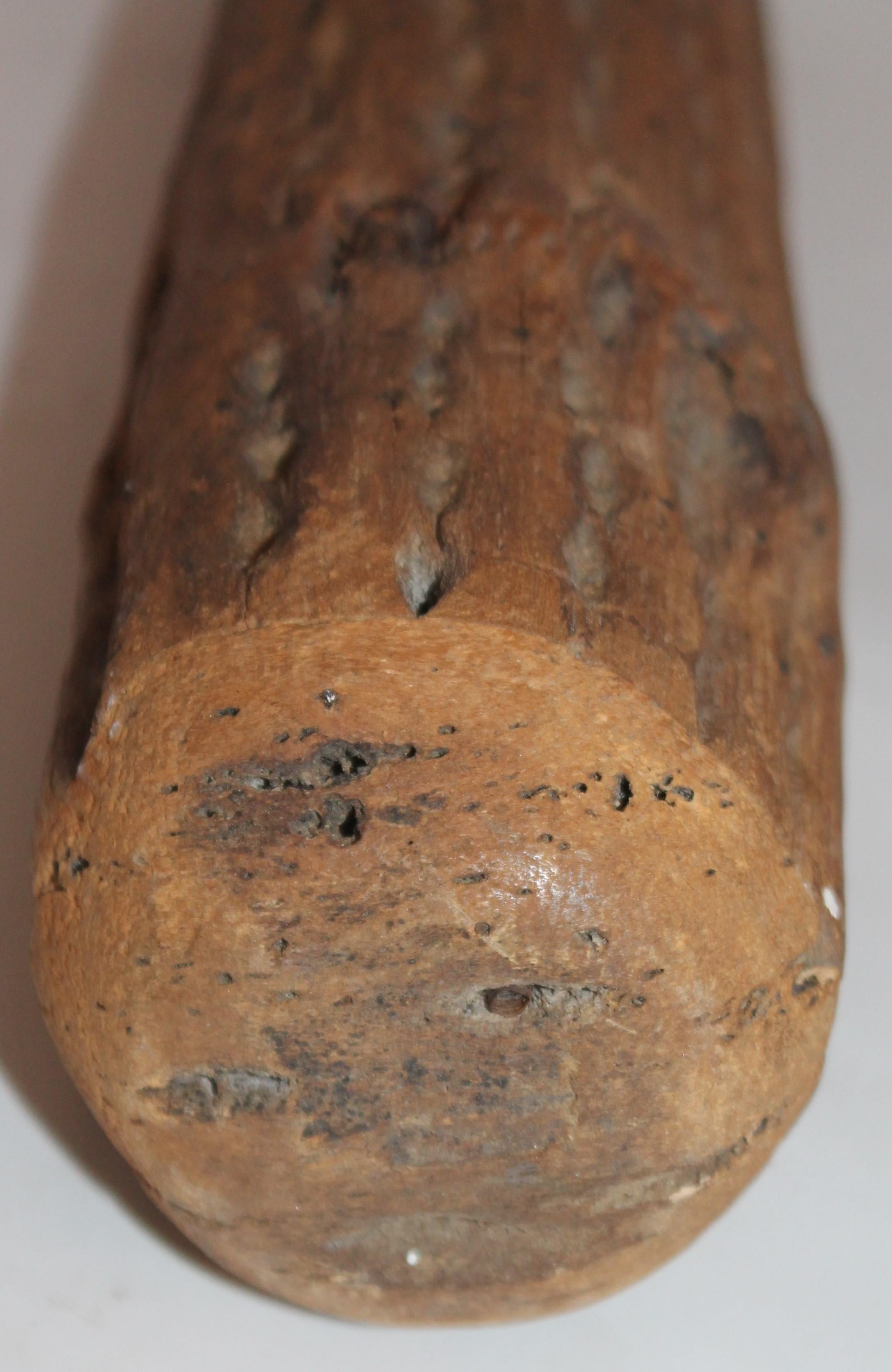 Hand-Crafted Native American Cactus Ceremonial Rain Rattle
