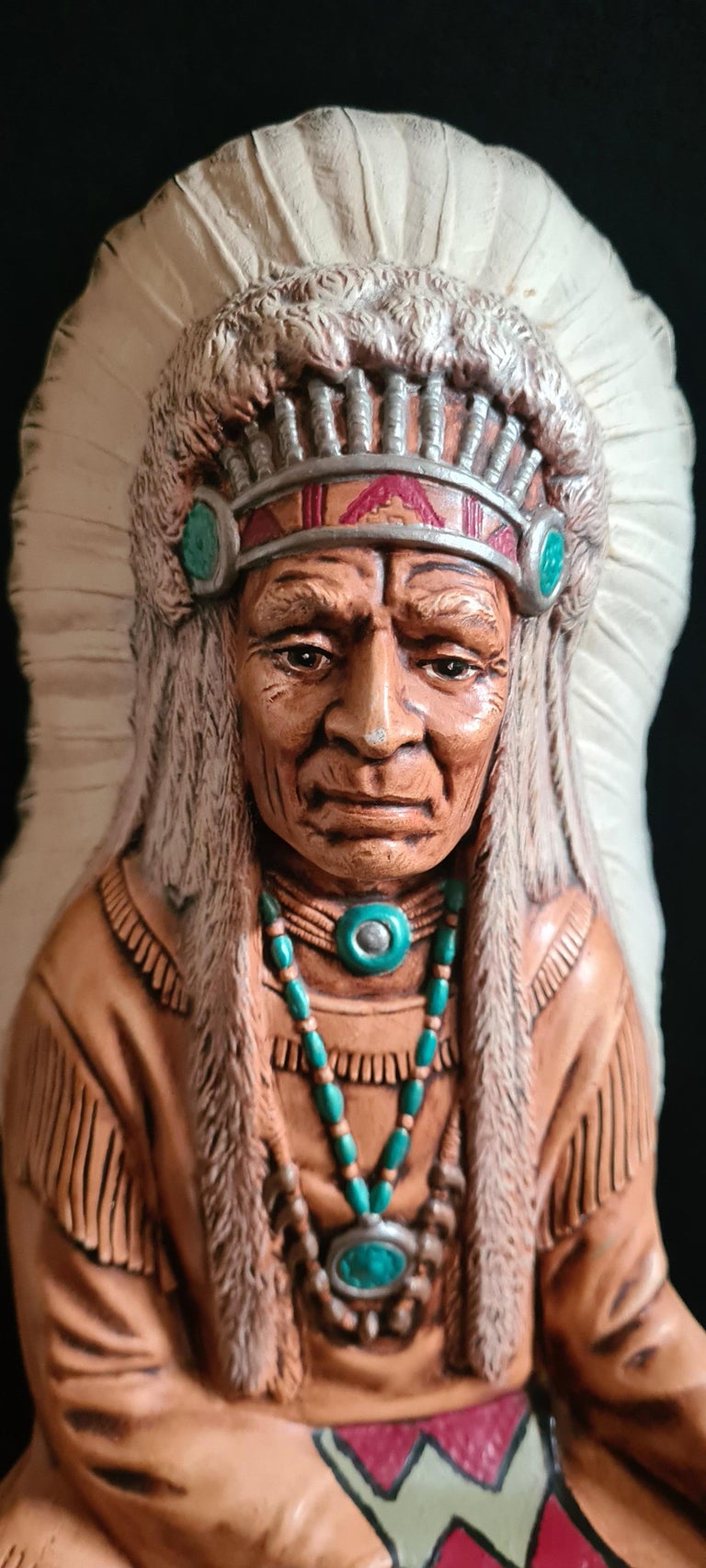 Native American large Ceramic Sculpture For Sale at 1stDibs