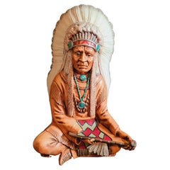 Native American large Ceramic Sculpture