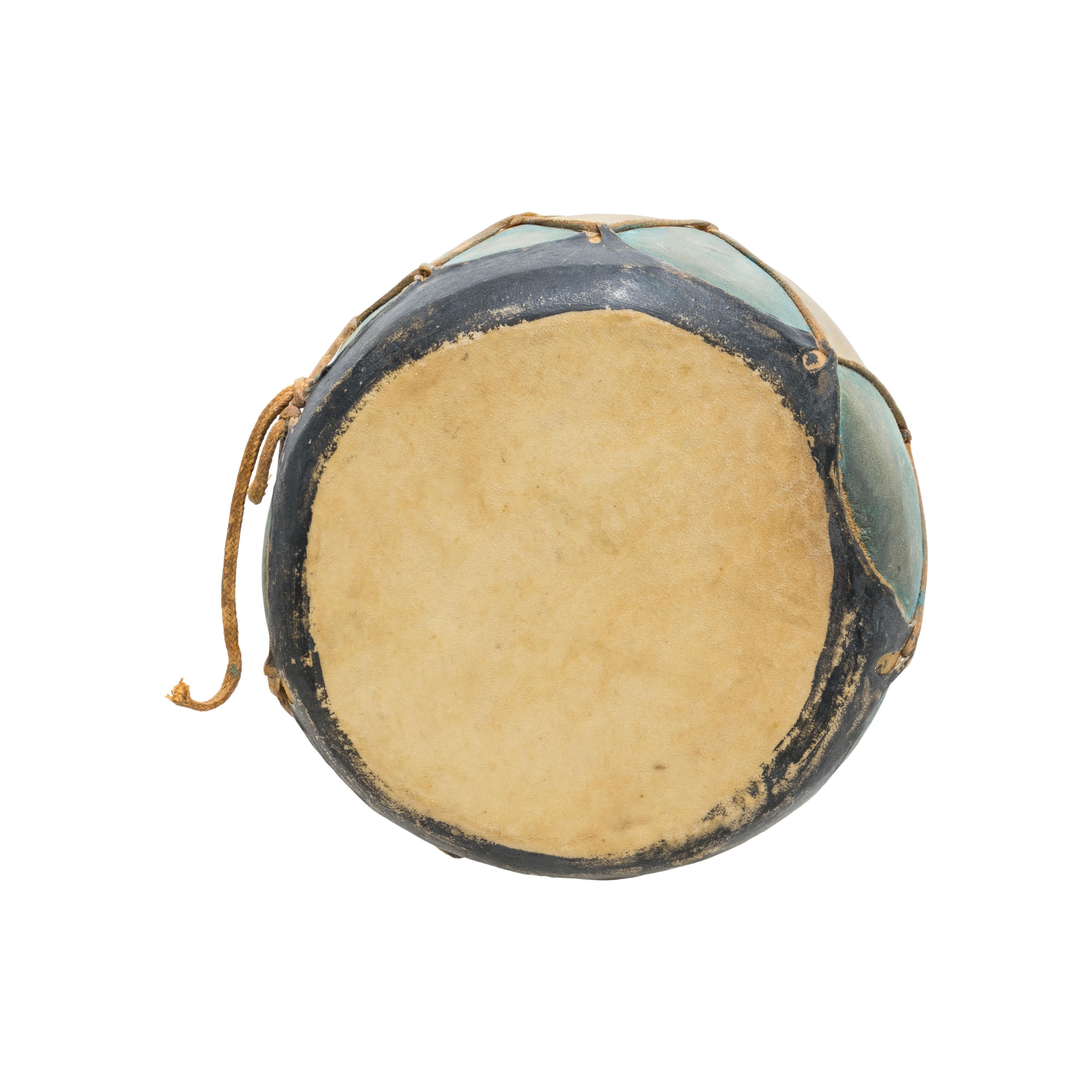 Native American Cochiti-Trommel, bemalte Trommel (Indigene Kunst (Nord-/Südamerika)) im Angebot