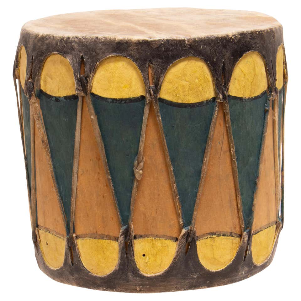 Pueblo Native American Drum at 1stDibs | native american instruments ...