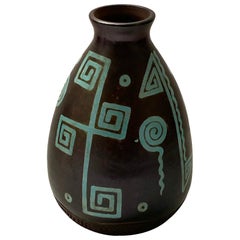 Native American Comtemporary Pottery Vase by V Ittery