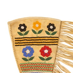 Native American Cree  Beaded Gauntlets