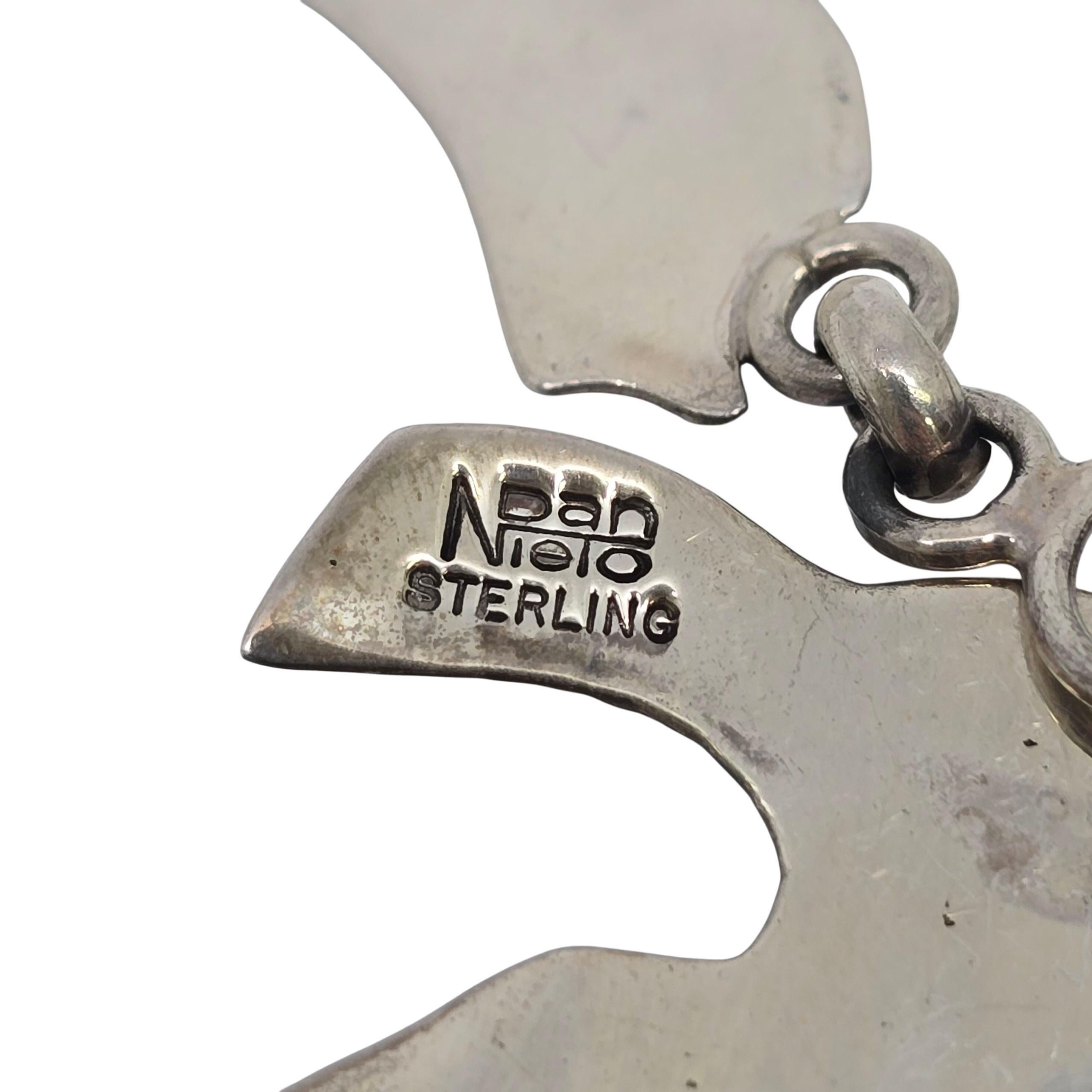 Collana con ciondolo a forma di cavallo in Sugilite d'argento dei nativi americani Dan Nieto #23595 in vendita 4