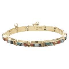 Native American Designed Francis Inlay Bracelet